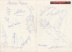 Bristol Rovers Football Club Multi Autograph Signed 1976 - football programme