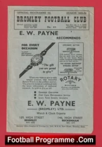 Bromley v Wycombe Wanderers 1953