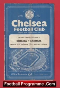 Chelsea v Arsenal 1954 – Chelsea League Champions 1954/55