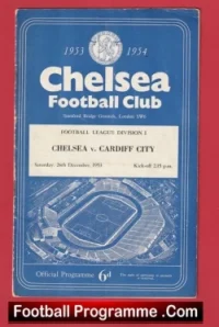 Chelsea v Cardiff City 1953 – 1950s