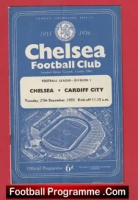 Chelsea v Cardiff City 1955 – 1950s