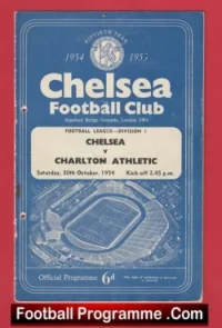 Chelsea v Charlton Athletic 1954 – Champions Season 54/55