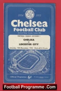 Chelsea v Leicester City 1954 – Chelsea League Champions