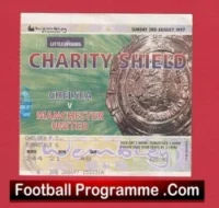 Chelsea v Manchester United 1997 – Charity Shield Ticket