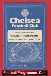 Chelsea v Sunderland 1956 – 1950s