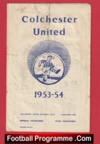 Colchester United v QPR 1953 – to clear