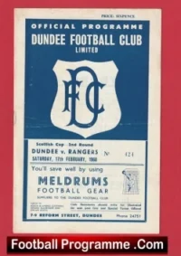 Dundee v Glasgow Rangers 1968 – Alex Ferguson Gers Footballer