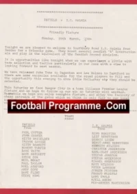 Enfield v IS Halmia 1884 – Sweden Team
