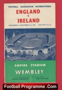 England v Ireland 1955 – Wembley London