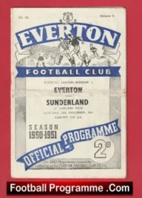 Everton v Sunderland 1950 – 1950s