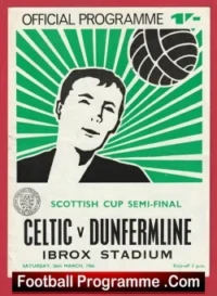 Glasgow Celtic v Dunfermline 1966 Scotland Semi Final Alex Ferguson