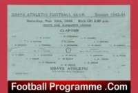 Grays Athletic v Clapton 1943 – Herts Middlesex 1940s