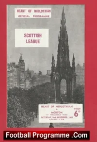 Heart Of Midlothian v Dunfermline Athletic 1965