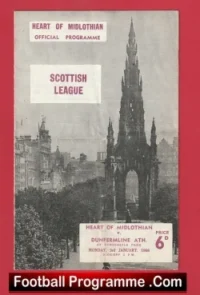 Heart Of Midlothian v Dunfermline Athletic 1966 Sir Alex Ferguson