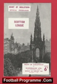 Heart Of Midlothian v Dunfermline Athletic 1966 Alex Ferguson Footballer