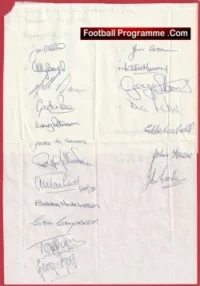 Hibernian Hibs Multi Signed Autographed Team 1979 1980 + George Best
