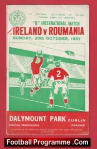 Ireland v Romania 1957 – 1950s