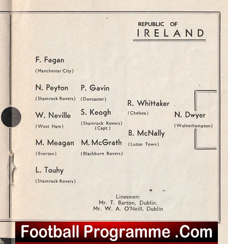 Ireland v Romania 1957 - 1950s - Image 3