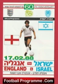 Israel v England 1988 – Jewish Football Team
