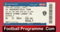 Leeds United v Huddersfield Town 2009 – Football Ticket