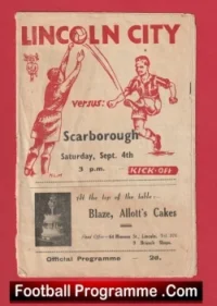 Lincoln City v Scarborough 1948 – 1940s