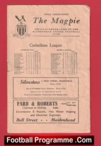 Maidenhead United v Wycombe Wanderers 1960