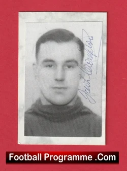 Manchester United Jack Crompton Autograph Signed Picture 1940s - football memorabilia