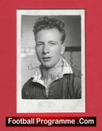 Manchester United Jeff Whitefoot Autograph Signed Picture 1940s