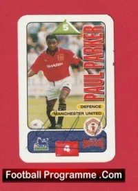 Manchester United Paul Parker Man Utd Signed Football Card Autograph