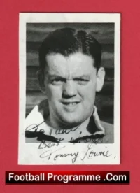 Manchester United Tommy Lowrie Autograph Signed Picture 1940s