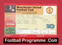 Manchester United v Arsenal 1996 – Football Ticket
