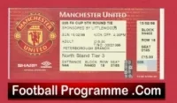 Manchester United v Barnsley 1998 – Football Ticket FA Cup