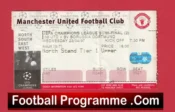 Manchester United v Borussia Dortmund 1997 – Football Ticket Semi Final