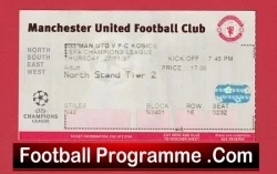 Manchester United v Kosice 1997 - Football Ticket - football memorabilia
