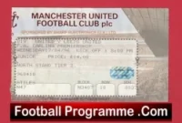 Manchester United v Leeds United 1996 – Football Ticket