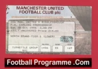 Manchester United v Middlesbrough 1995 – Football Ticket