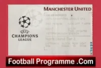 Manchester United v Monaco 1998 – Football Ticket