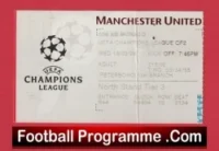 Manchester United v Monaco 1998 – Football Ticket