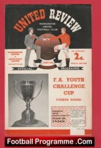 Manchester United v Newcastle United 1958 – Man Utd Youth Cup