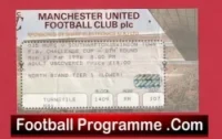 Manchester United v Southampton 1996 – FA Cup Match Ticket