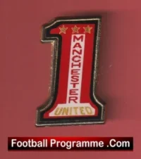 Manchester United Vintage Football Badge Man Utd Badge 1970s