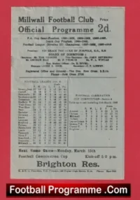 Millwall v Plymouth Argyle 1948 – 1940s