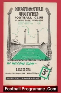 Newcastle United v Barcelona 1960 – Barca 1960s
