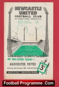 Newcastle United v Manchester United 1960 – Man Utd