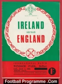 Northern Ireland v England 1956 – George Best v Bobby Charlton