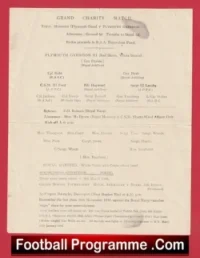 Plymouth Army Garrison v Royal Marines 1944 – War Time Football