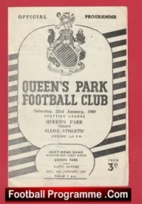 Queens Park v Alloa Athletic 1960 – Scotland