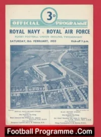 Royal Navy v Royal Air Force 1950 – at Twickenham Rugby