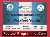 Salthill Devon v Wexford Youth Football Ticket Ireland