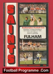 Southampton v Fulham 1976 – George Best Sent Off First Time